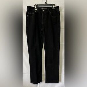 Levi’s Jeans Silver Tab Size 10/8C Mid Rise Skinny Black Denim